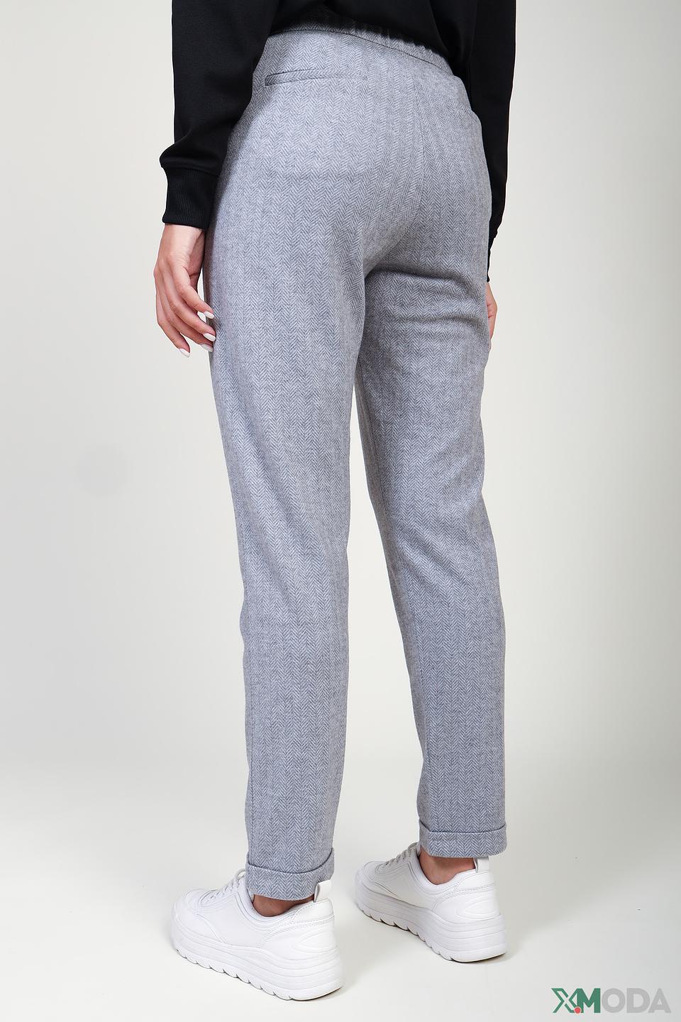 Брюки Pezzo серые в клетку