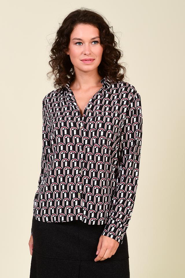 Блуза Pezzo с геометрическим принтом