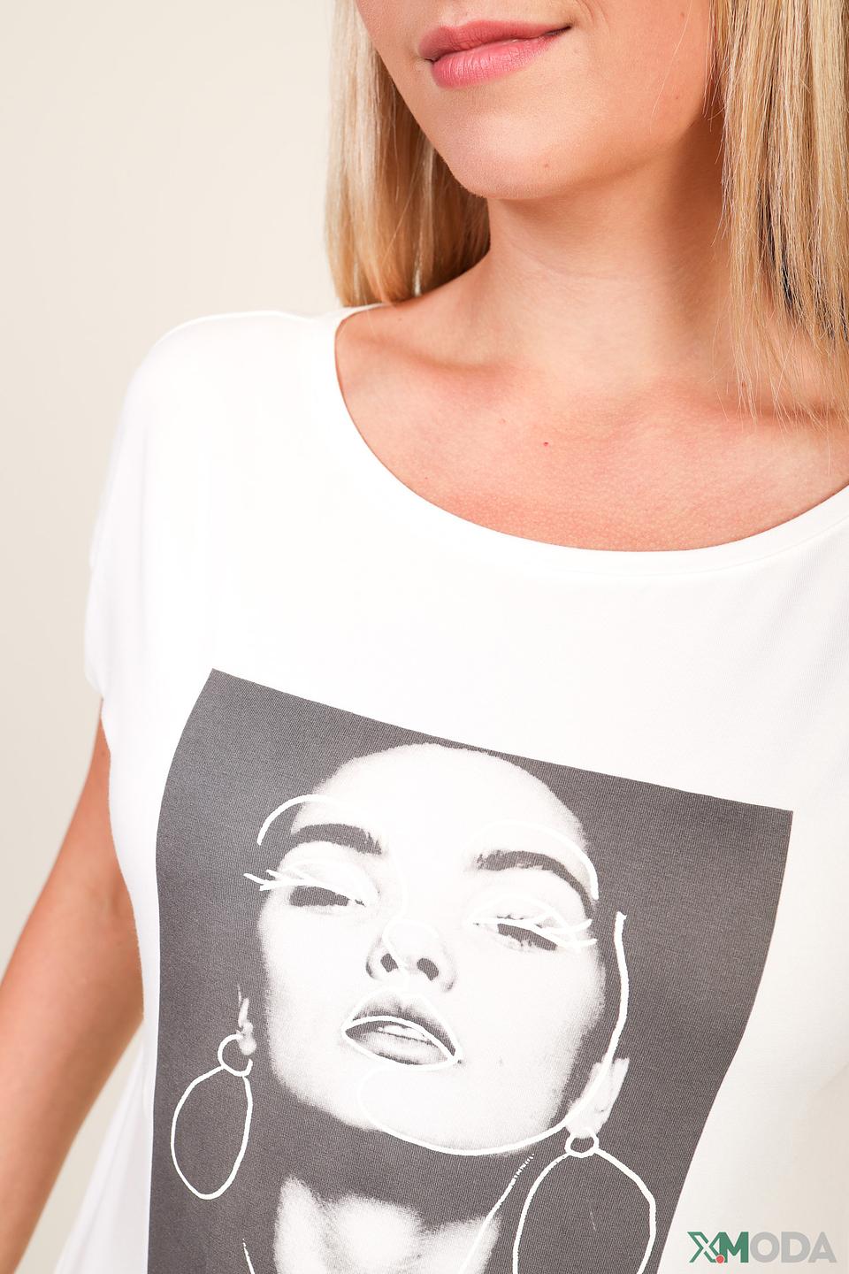 Футболка Comma с принтом