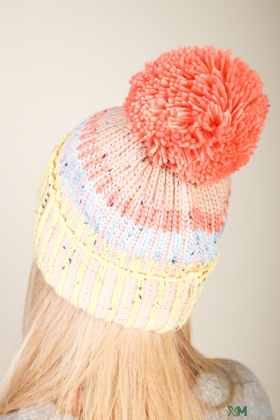 Шапка Seeberger с помпоном