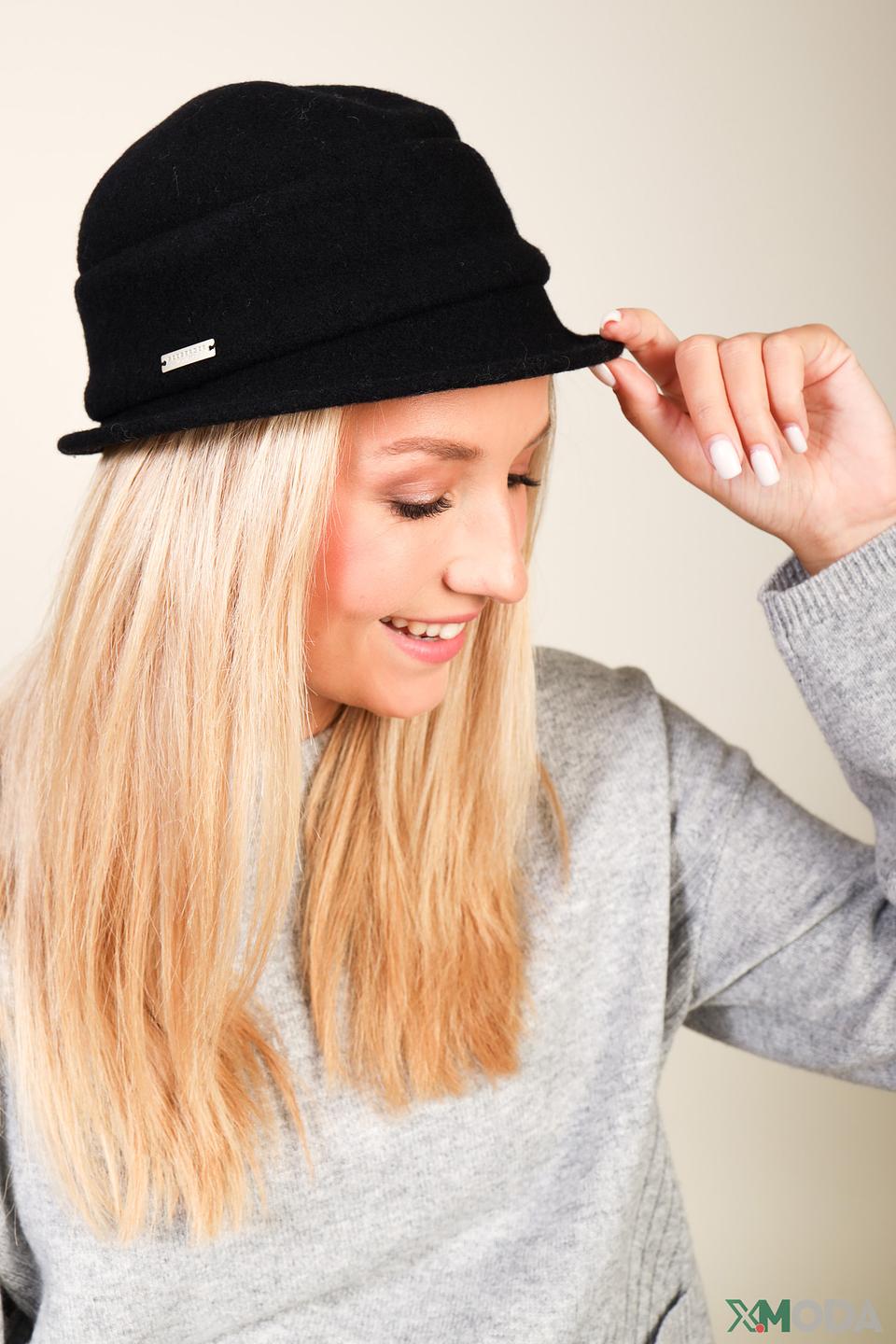 Шляпа Seeberger чёрная