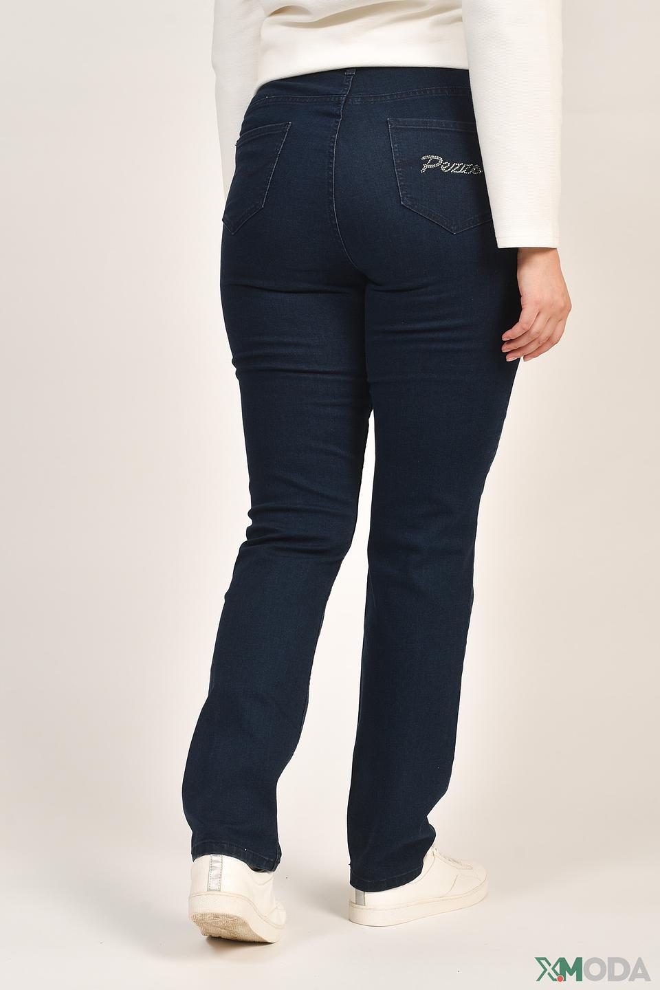 Джинсы Pezzo прямые тёмно-синие