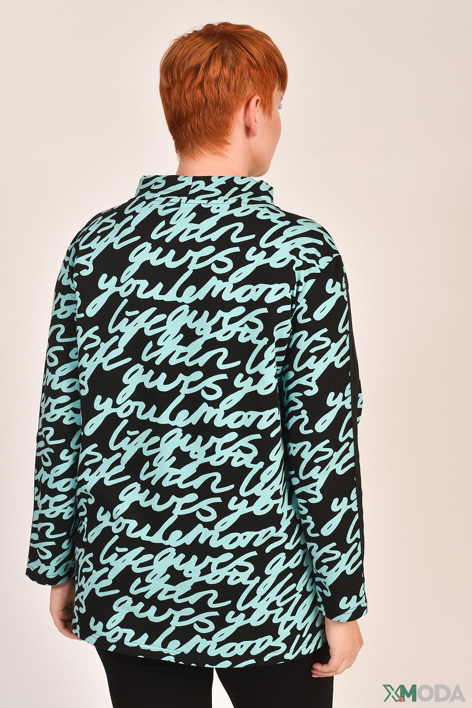 Пуловер Doris Streich с принтом чёрный