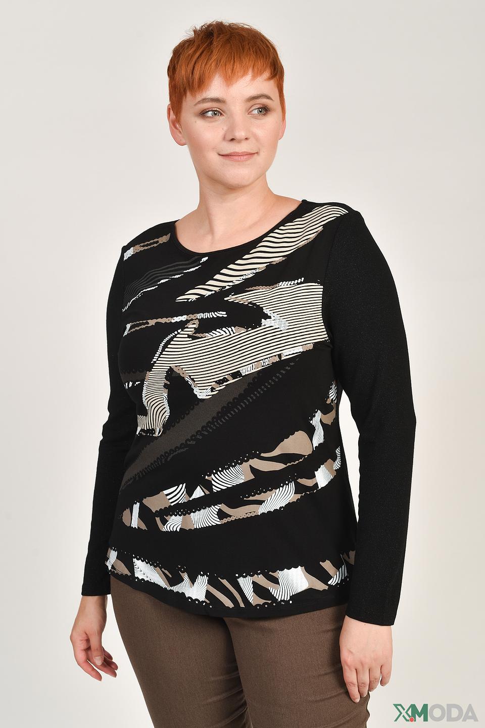 Блуза Lebek с геометрическим принтом