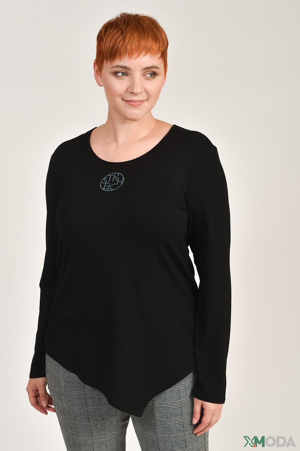 Футболка Doris Streich с логотипом, чёрная