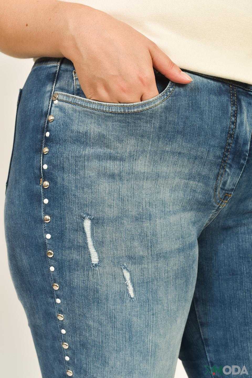Джинсы Doris Streich с потертостями