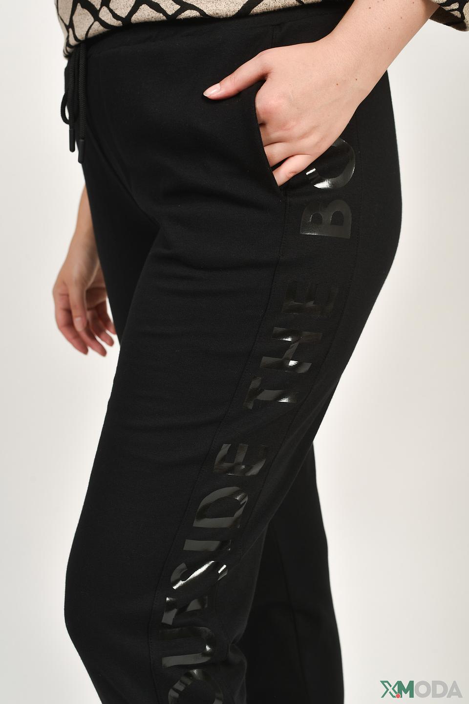 Брюки трикотажные Doris Streich черные