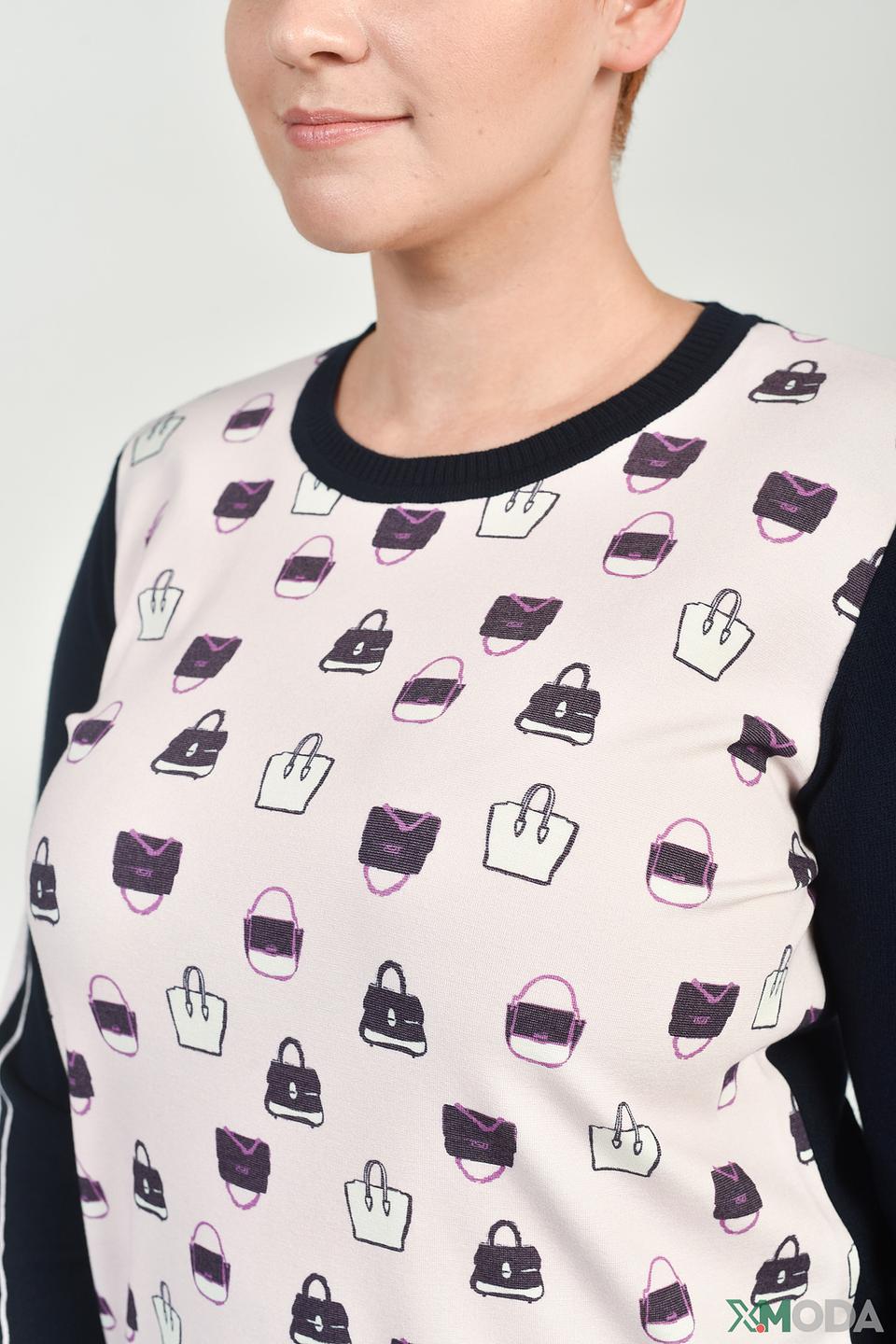 Пуловер Eugen Klein с принтом сумок