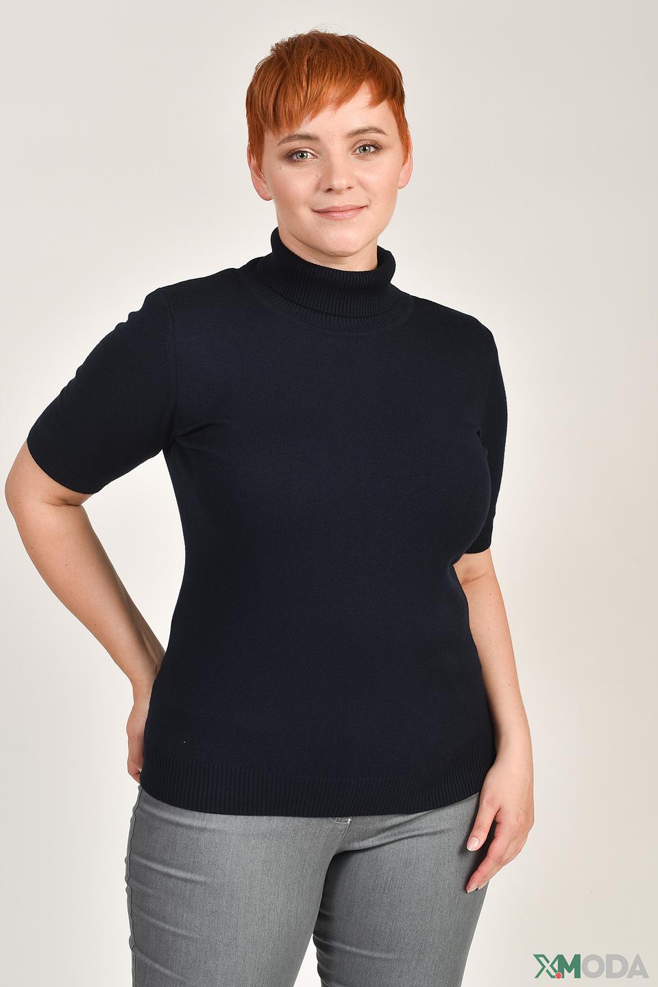 Пуловер Eugen Klein с воротником-стойкой чёрный