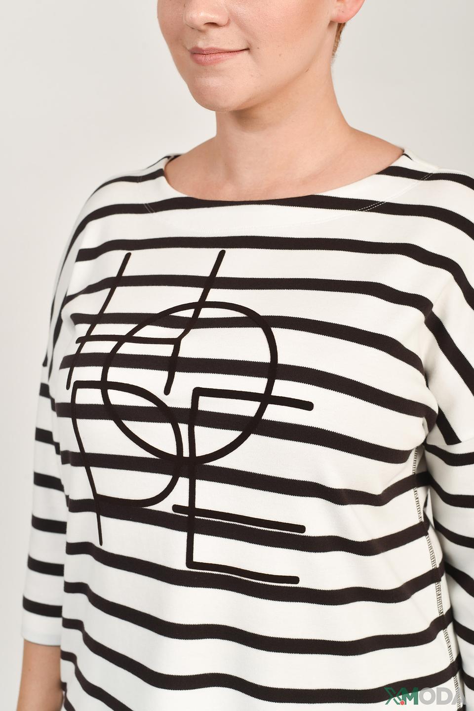 Лонгслив Frapp в полоску