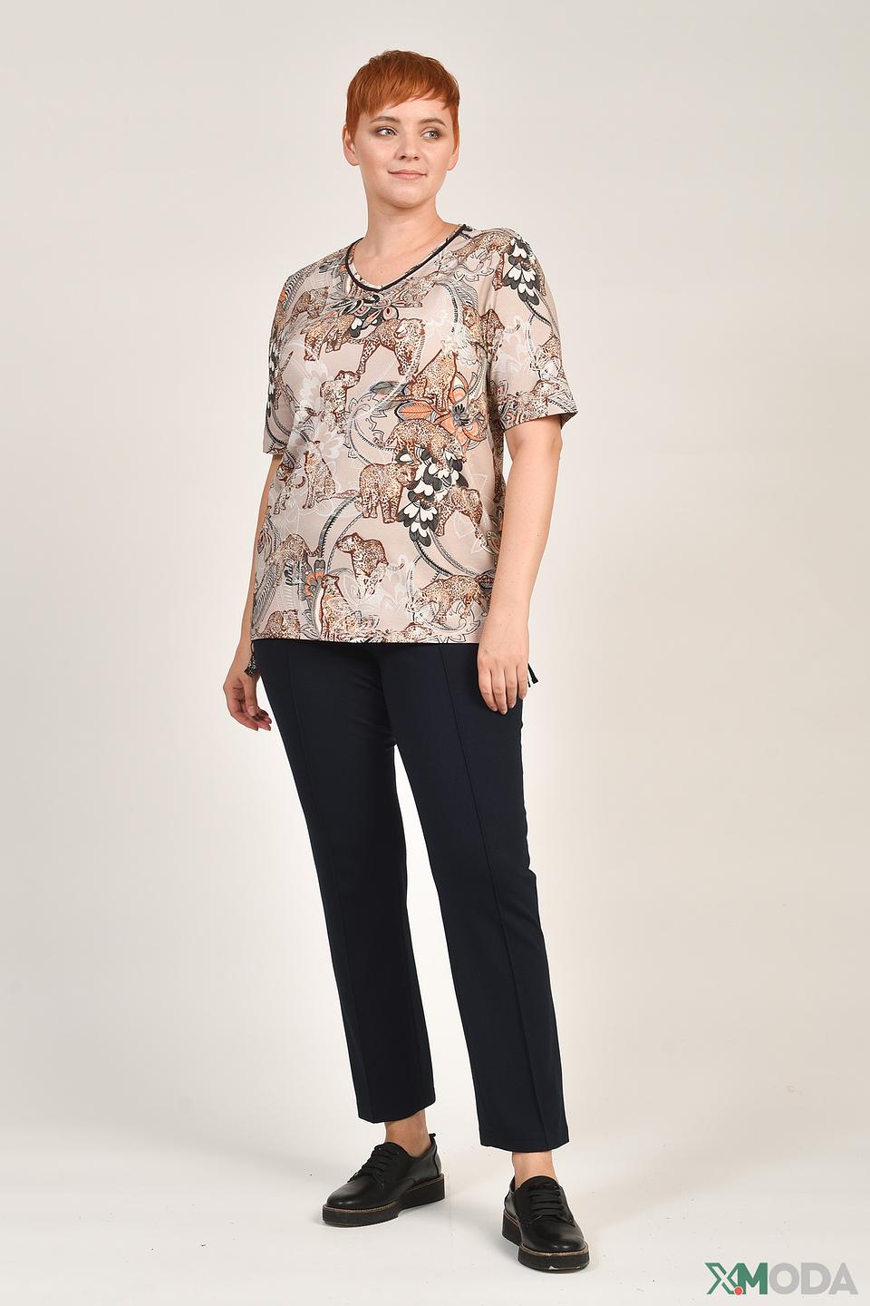 Брюки Lebek классические темно-синие