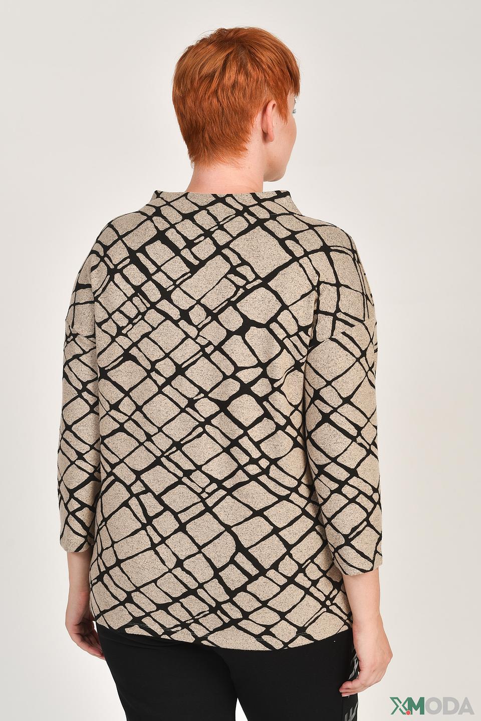 Пуловер Via Appia с геометрическим принтом