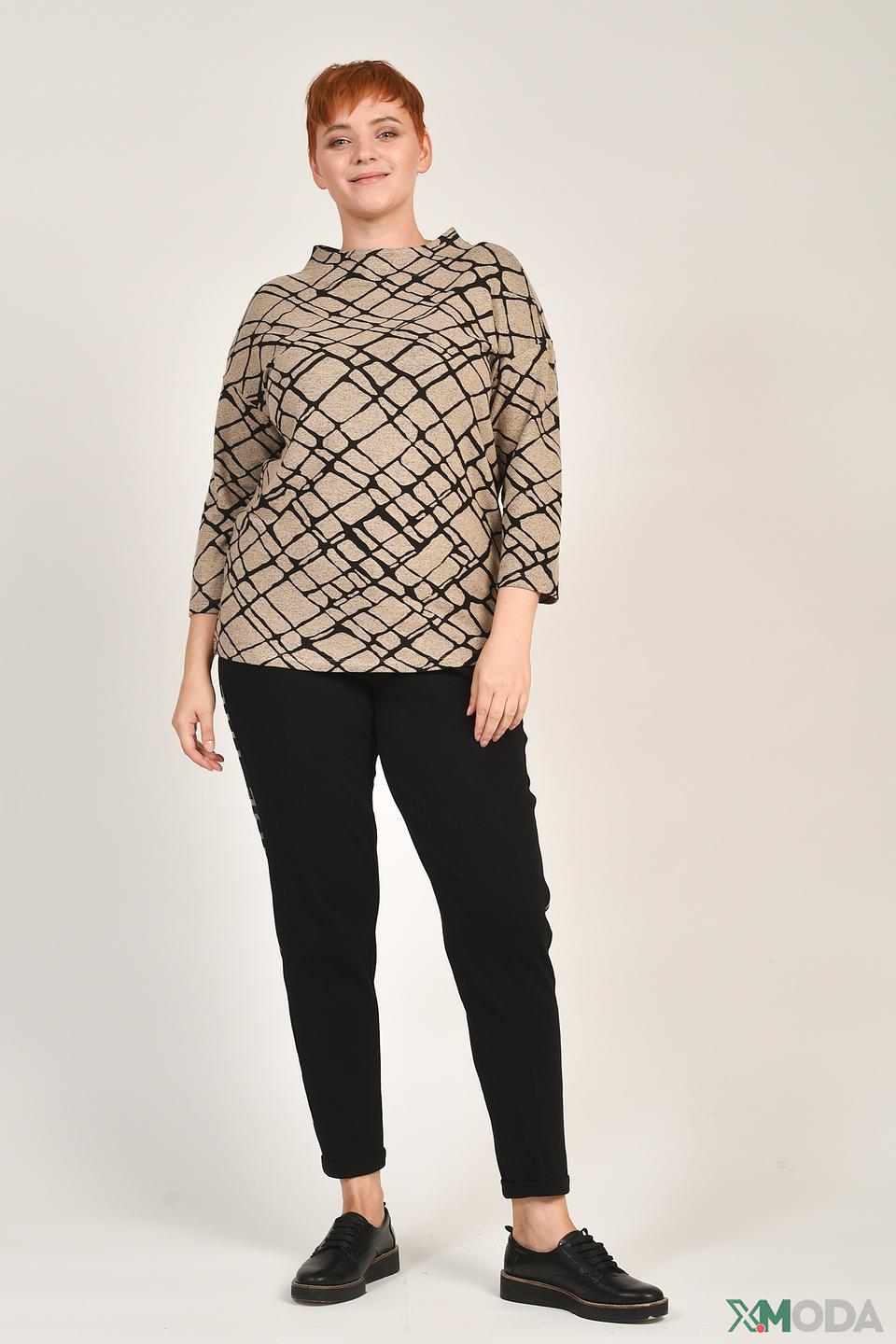 Пуловер Via Appia с геометрическим принтом