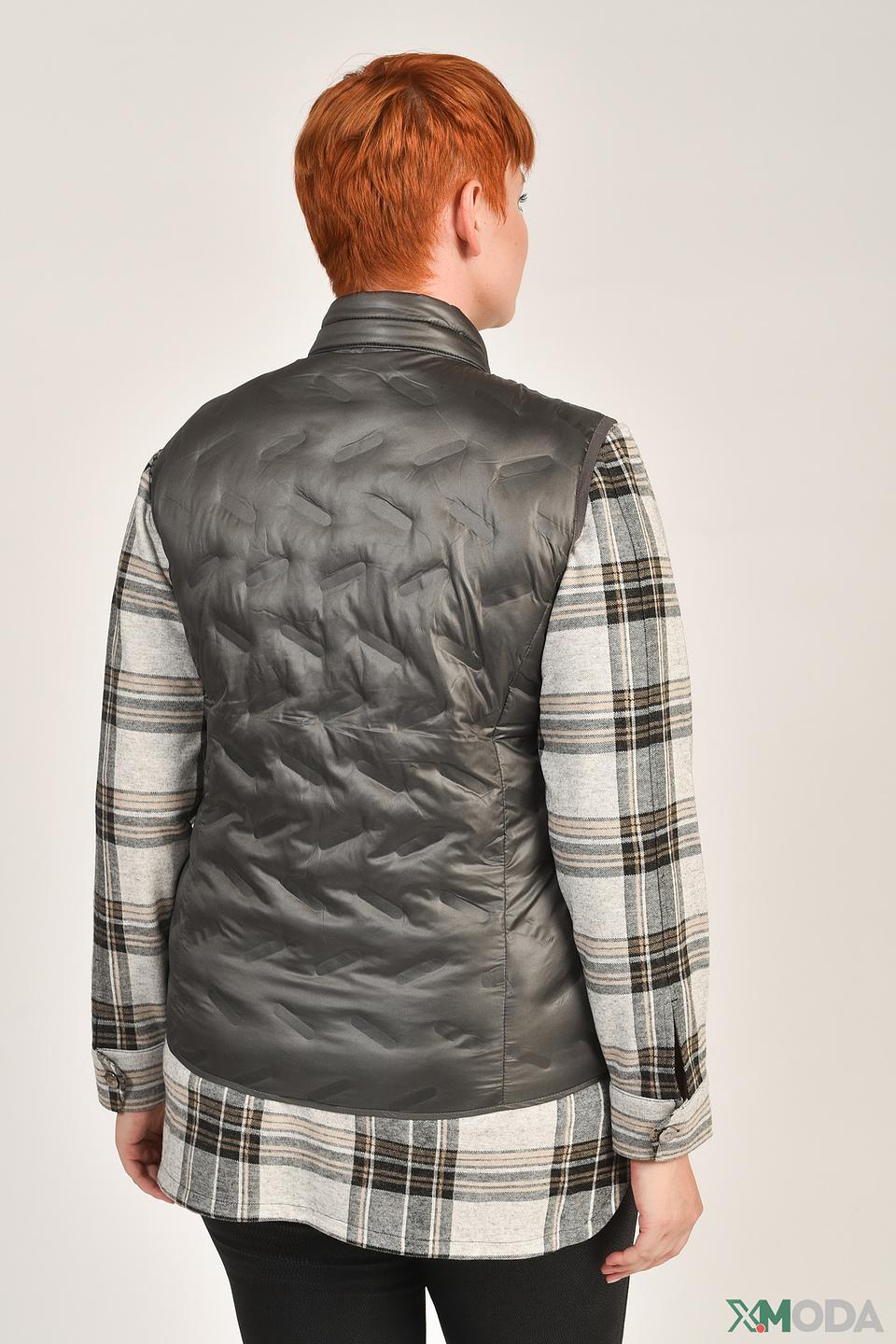 Жилет Rabe collection стеганый серый