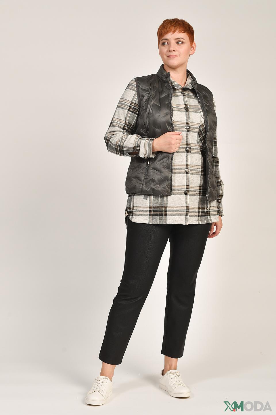 Жилет Rabe collection стеганый серый