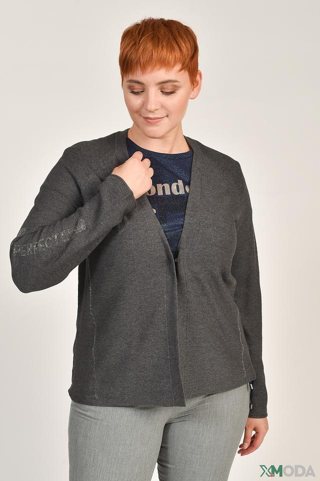 Кардиган Thomas Rabe серый меланж