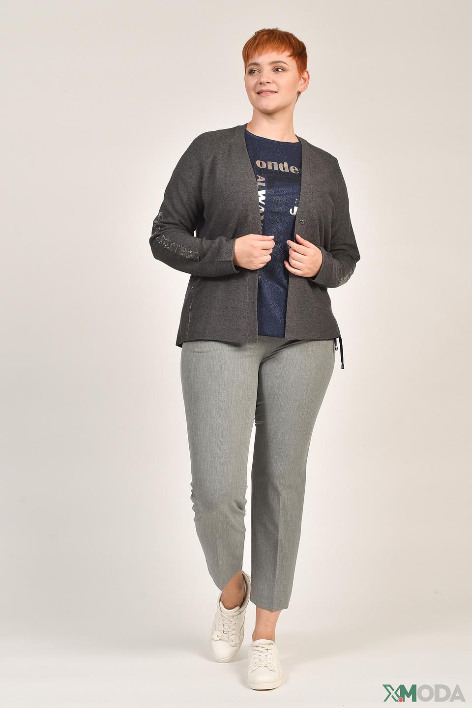 Кардиган Thomas Rabe серый меланж