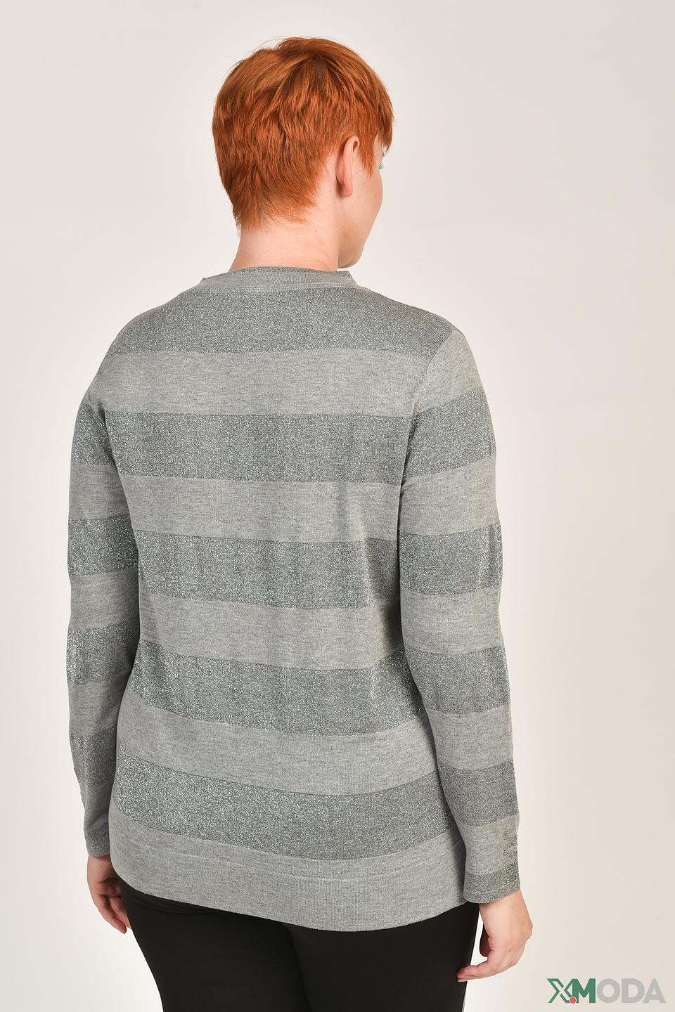 Пуловер Thomas Rabe в полоску серый