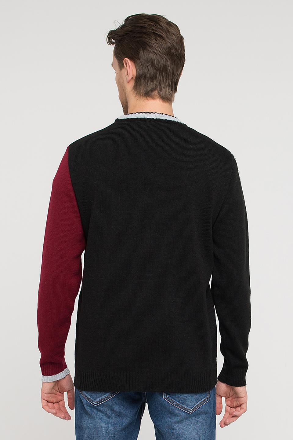 Джемпер VAY комбинированный чёрный