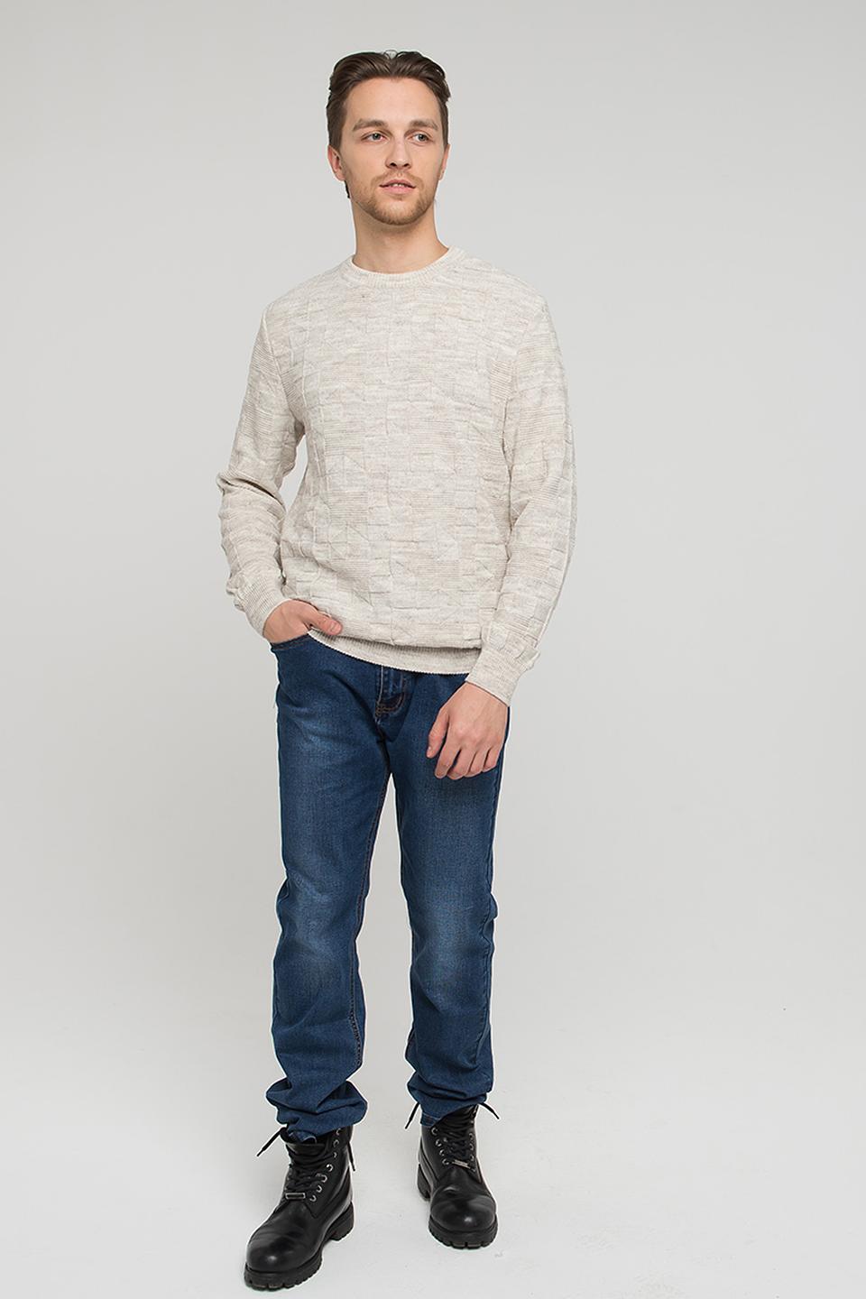 Джемпер VAY мужской бежевый