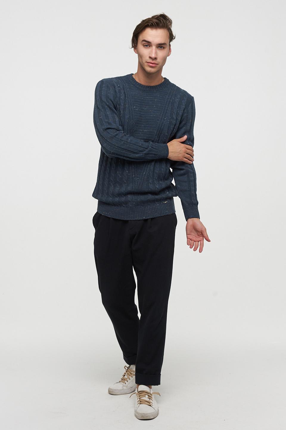 Джемпер VAY мужской тёмно-синий