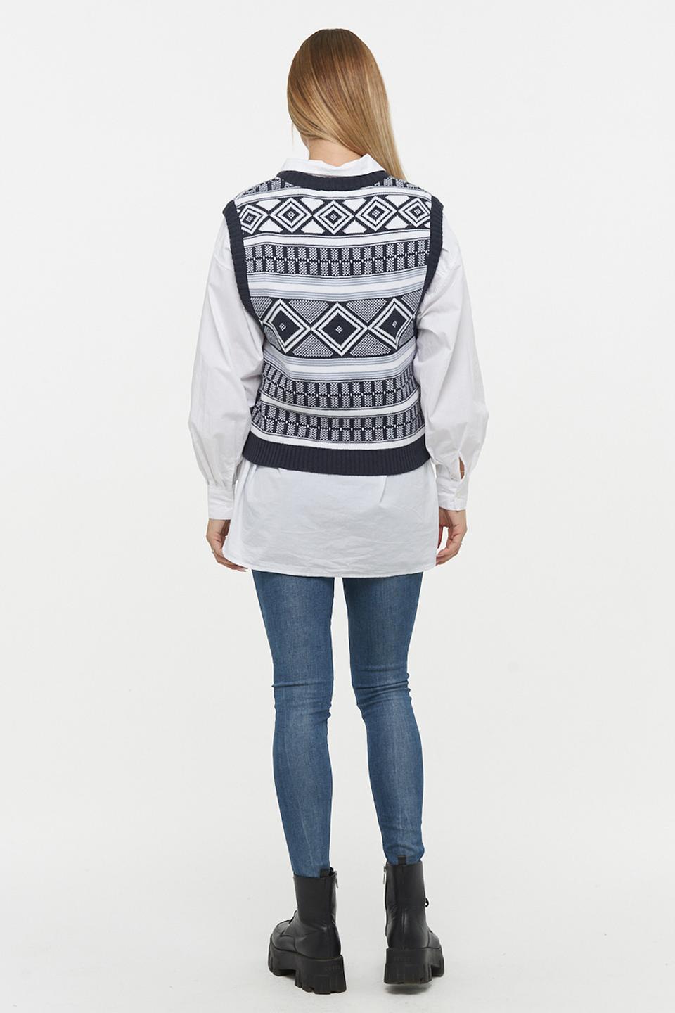 Жилет VAY с геометрическим узором