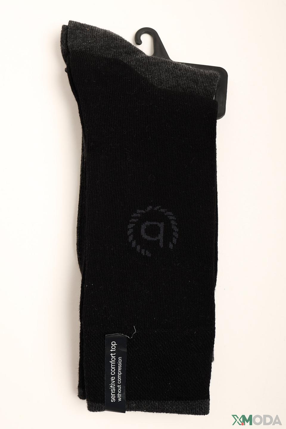 Носки Bugatti чёрные с логотипом