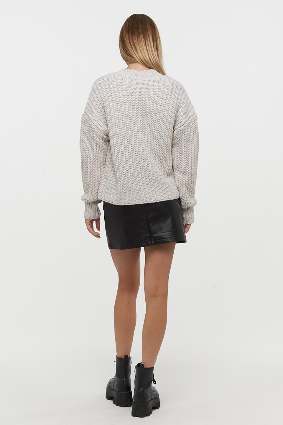 Кардиган BE YOU вязаный бежевый