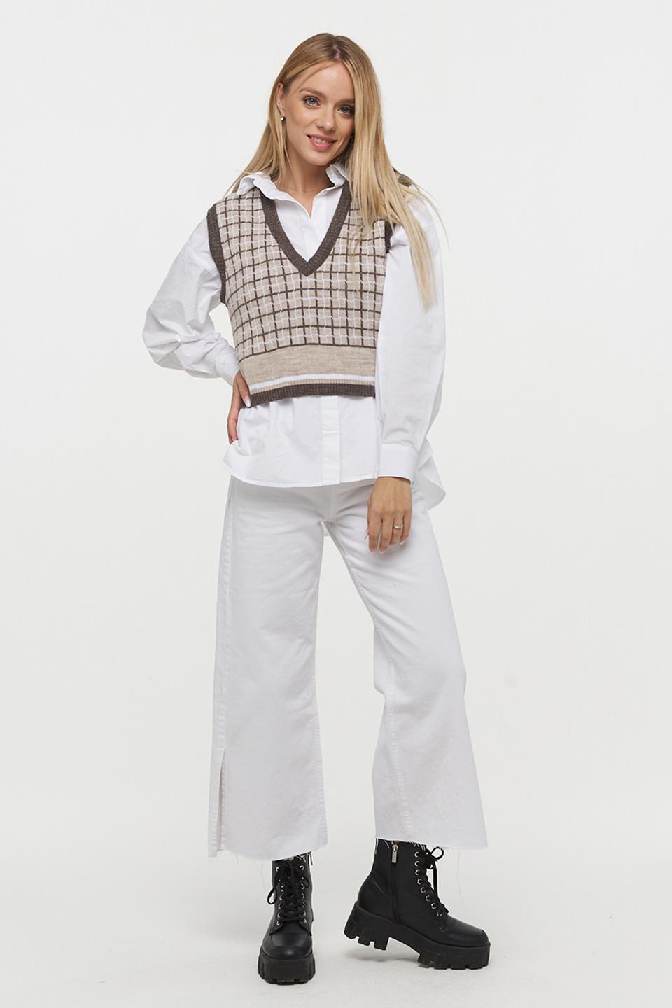 Жилет BE YOU в клетку