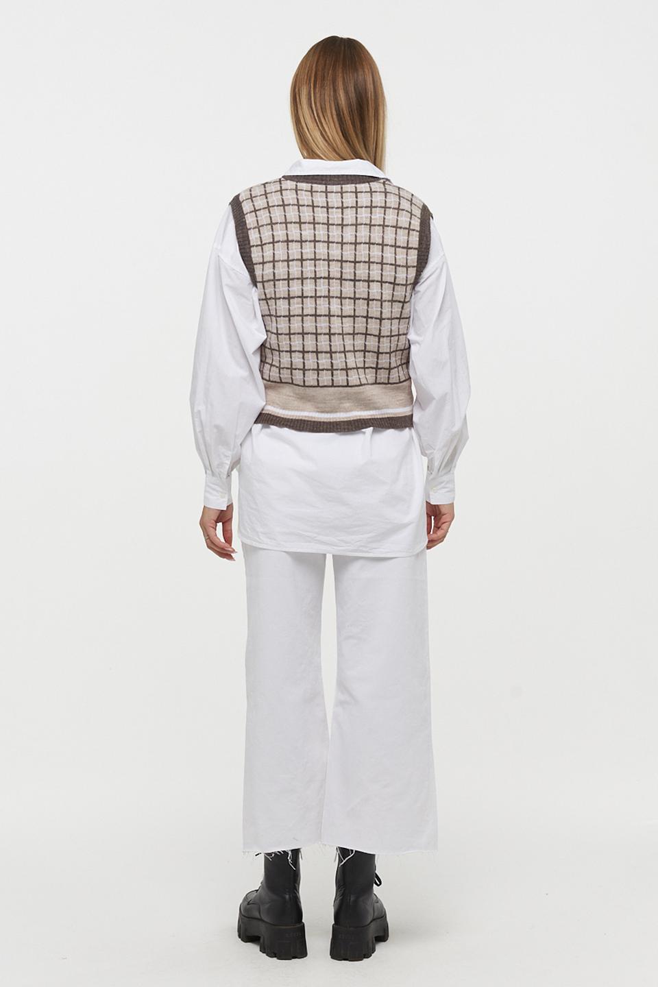 Жилет BE YOU в клетку