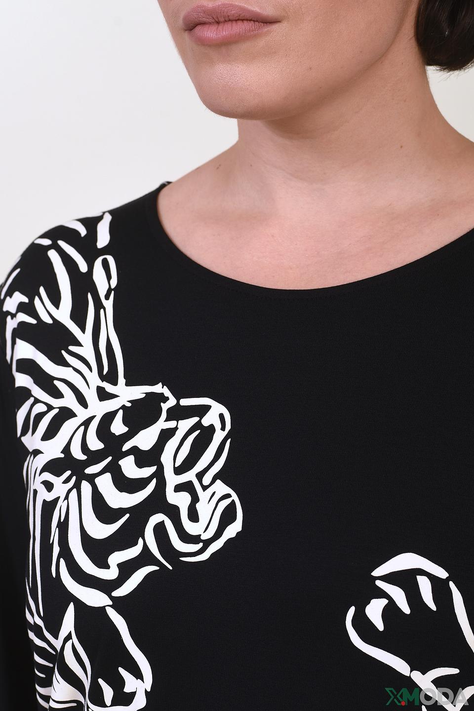 Джемпер Tuzzi с тигром чёрный