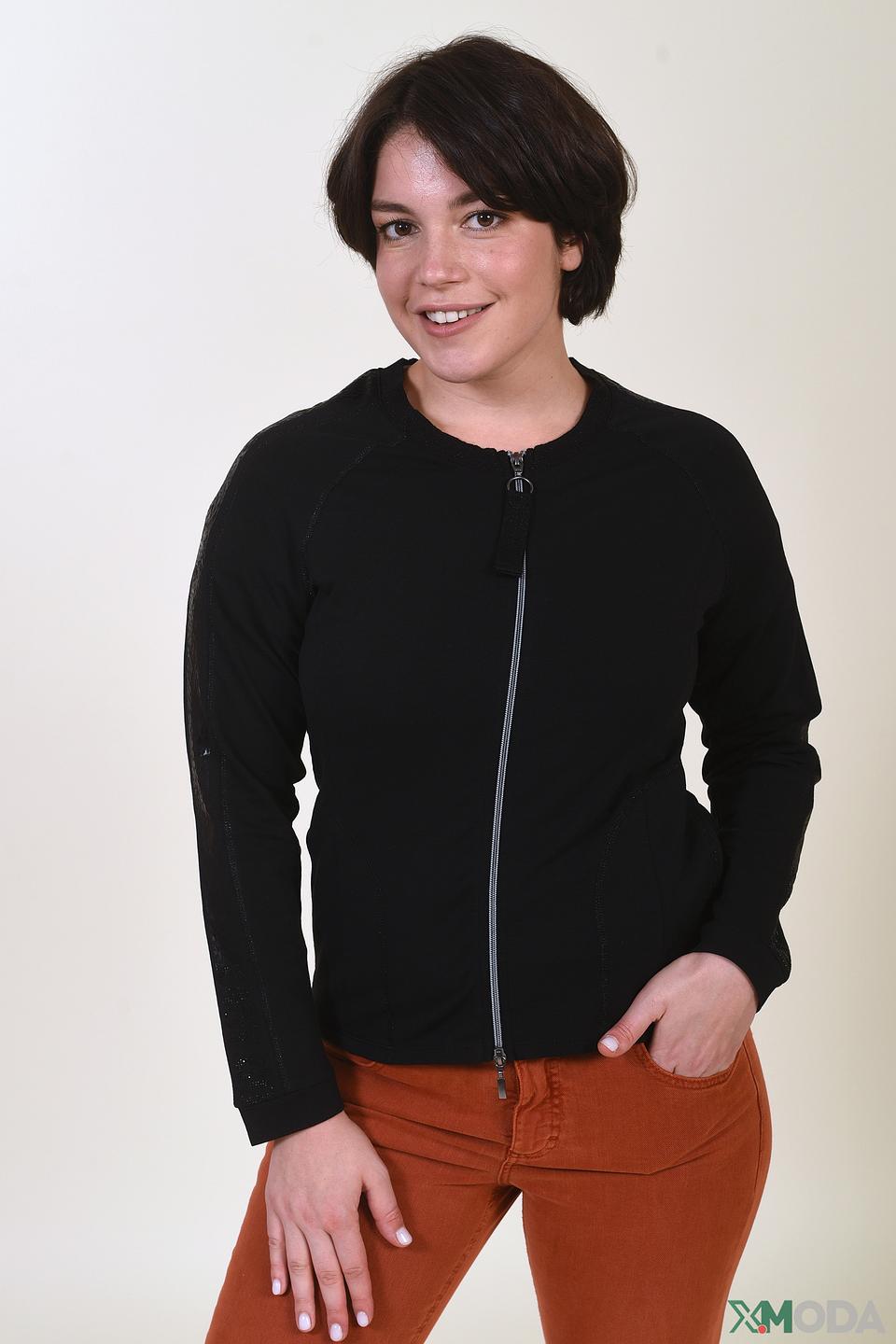 Жакет Betty Barclay чёрный с молнией