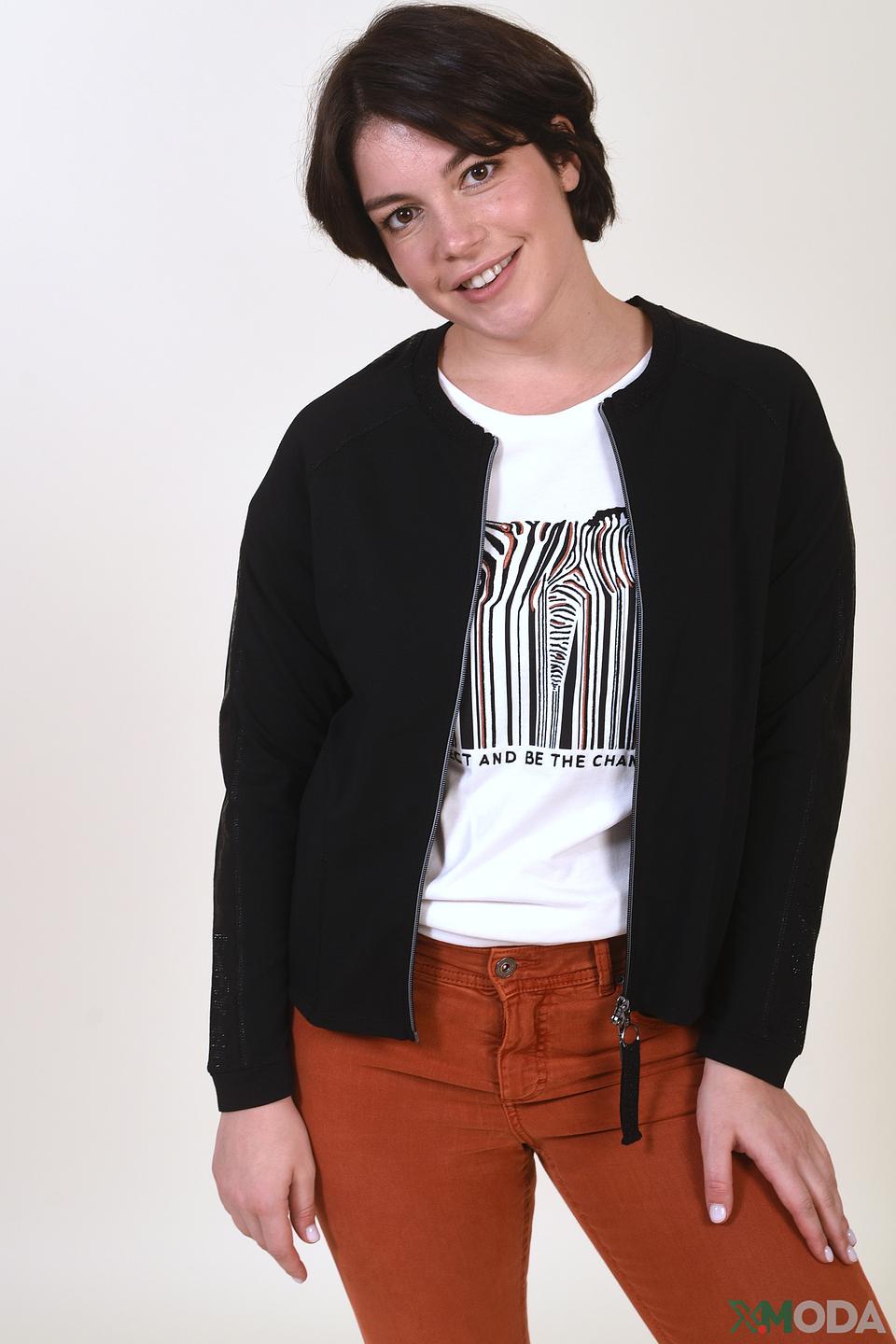 Жакет Betty Barclay чёрный с молнией