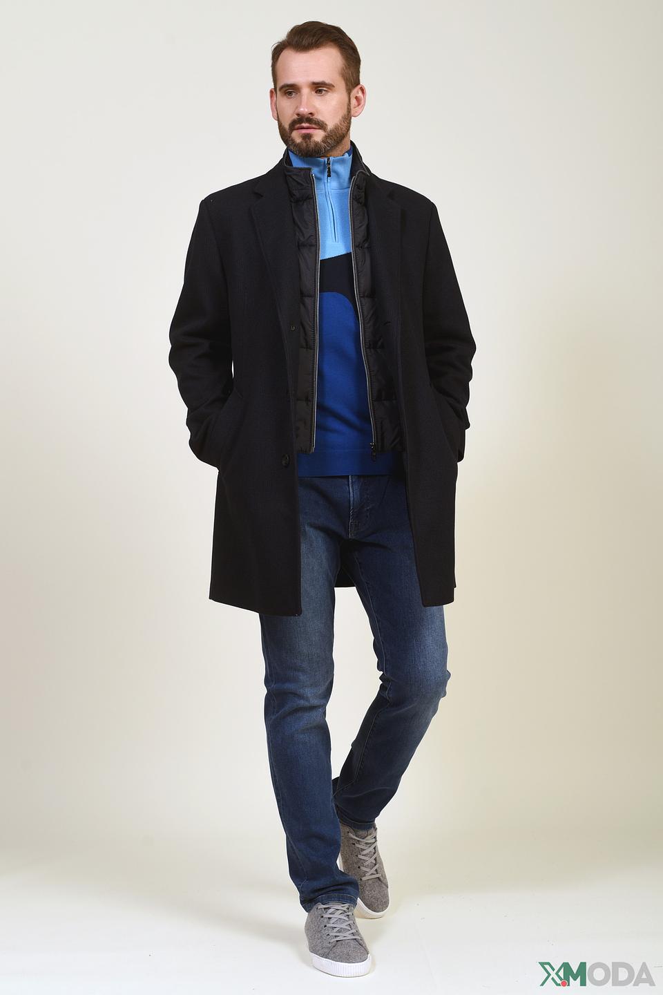 Пальто Bugatti чёрное