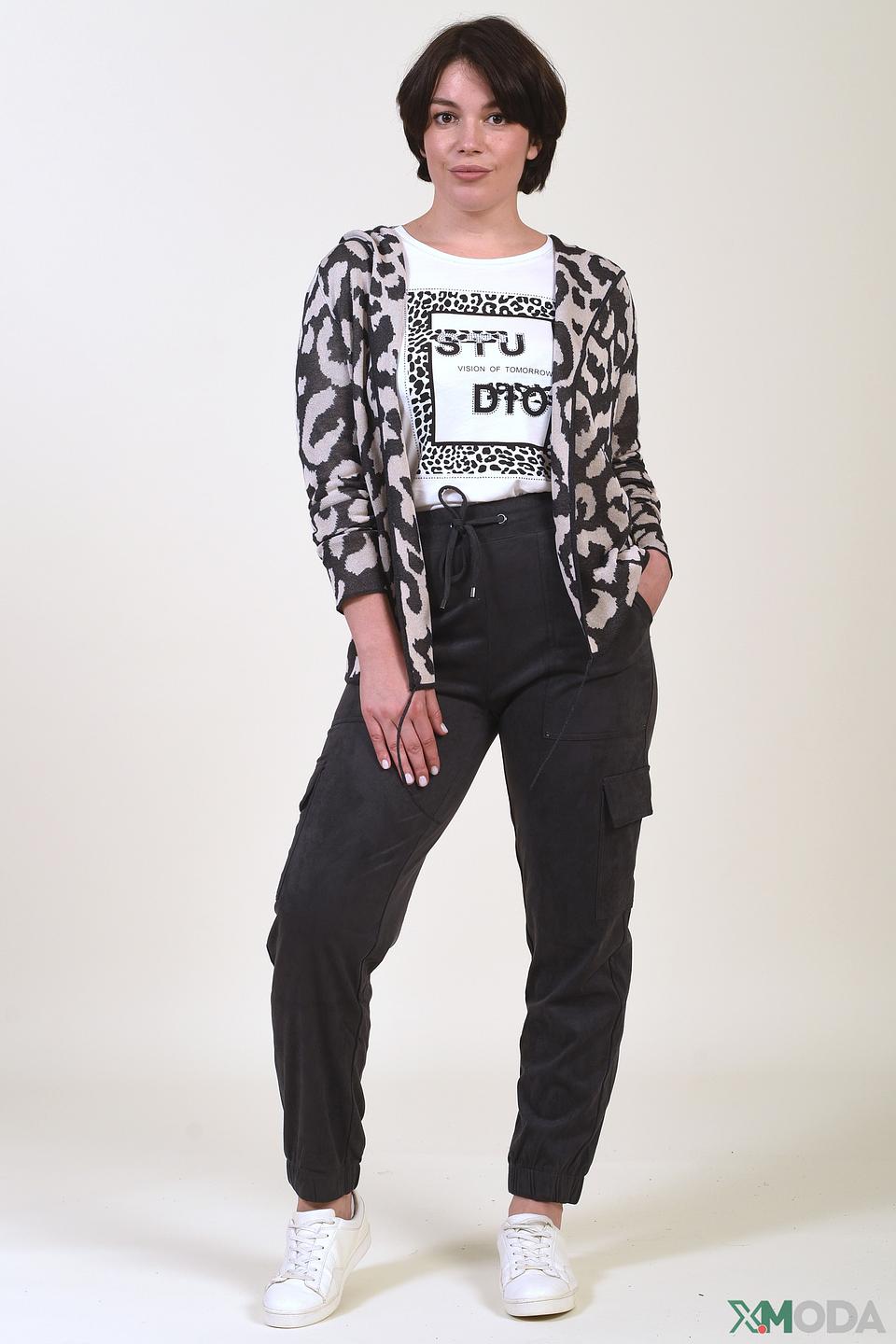 Жакет Via Appia с леопардовым принтом