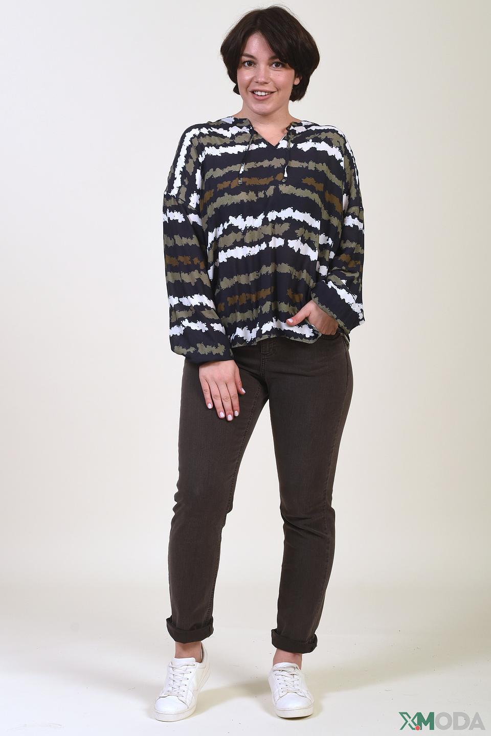 Джинсы Angels с потертостями хаки