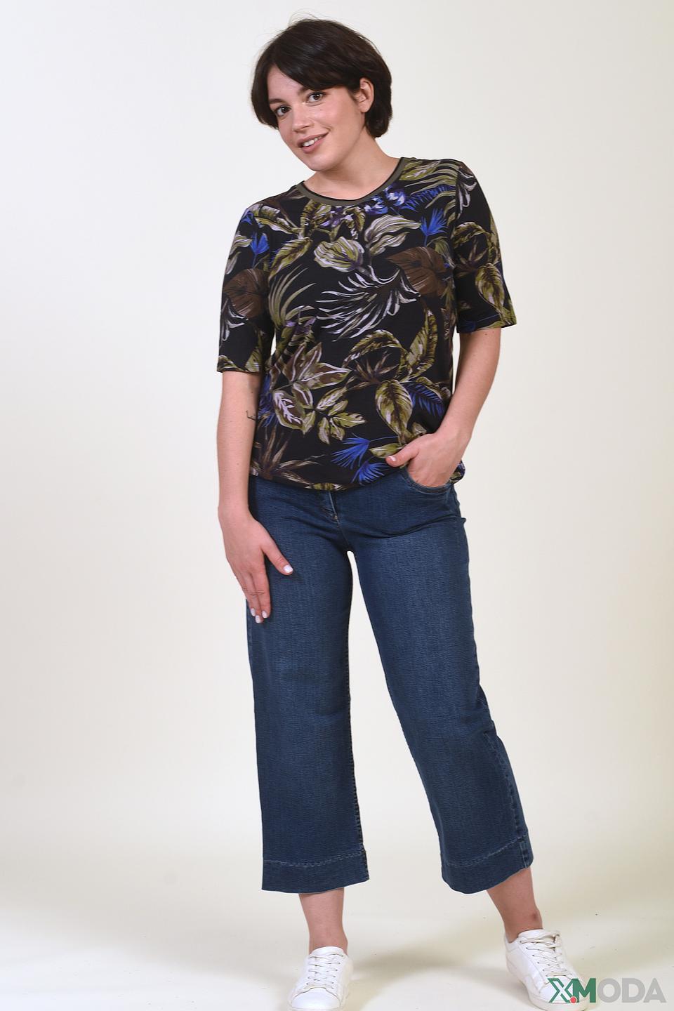 Капри Bianca denim синие