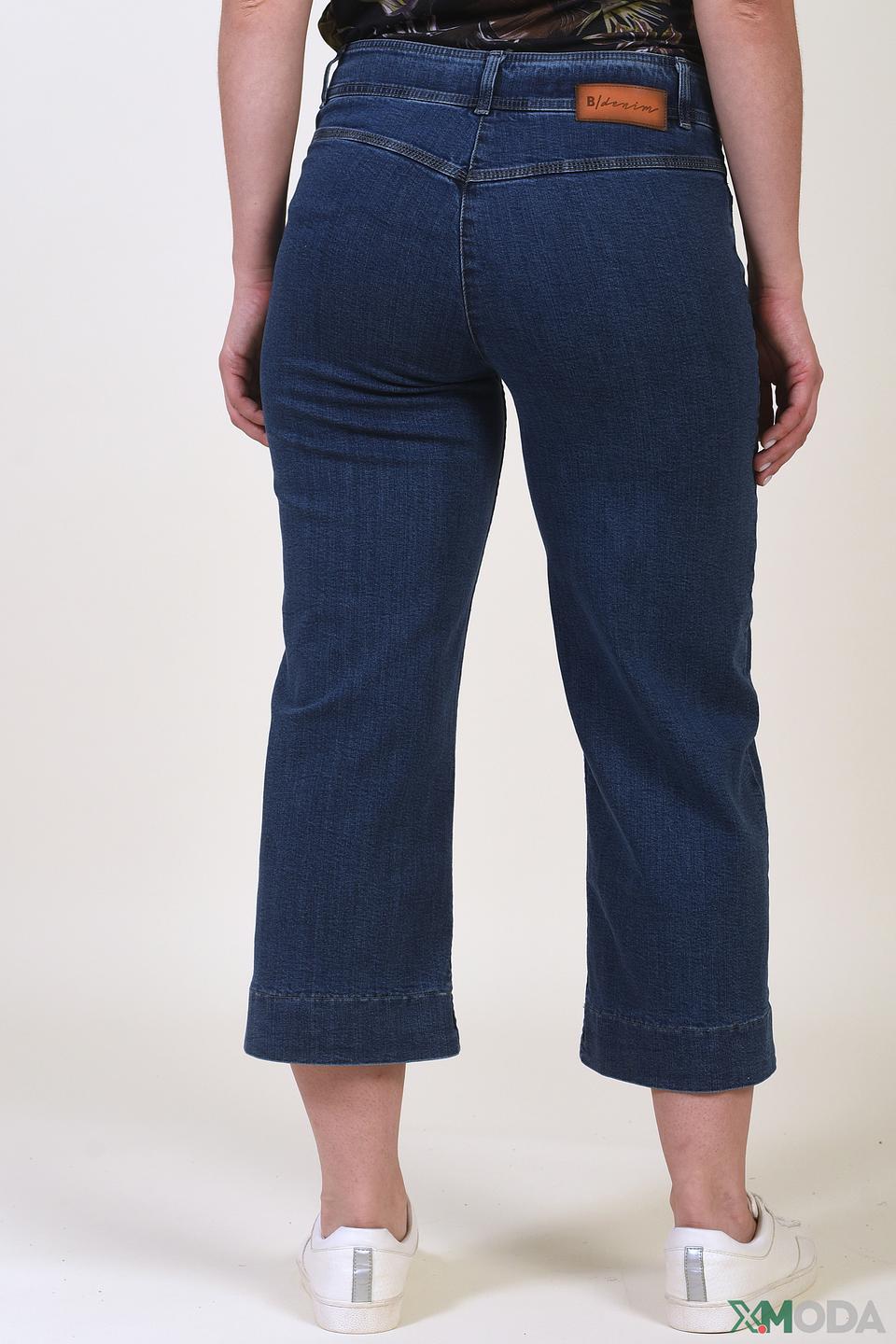 Капри Bianca denim синие