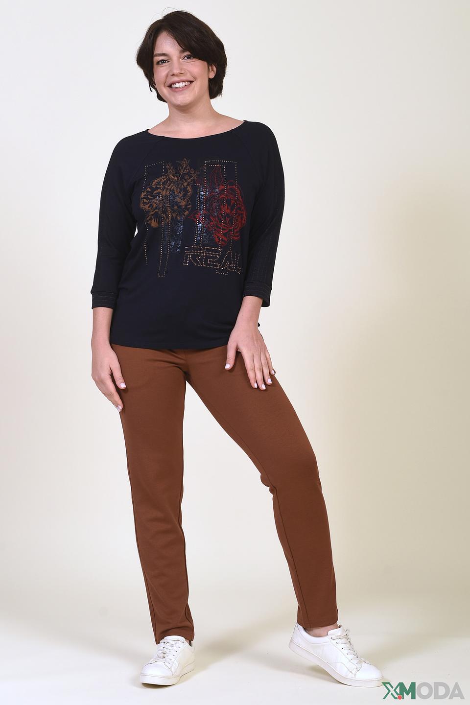 Блуза Betty Barclay с вышивкой черная