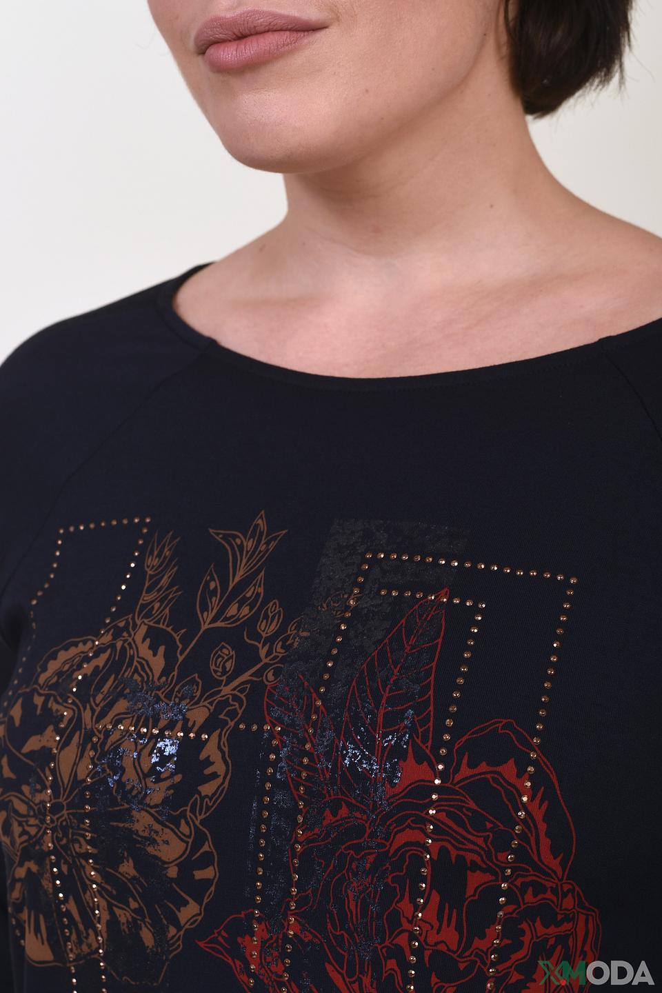 Блуза Betty Barclay с вышивкой черная