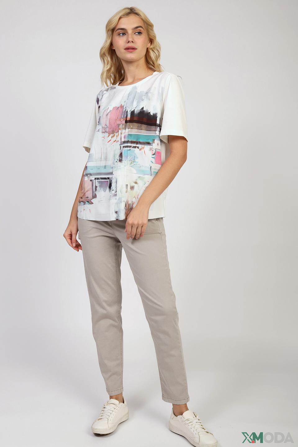 Джинсы Luisa Cerano бежевые