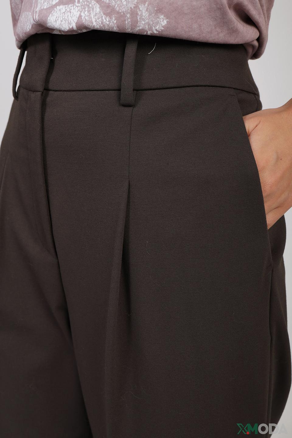 Брюки классические Luisa Cerano коричневые