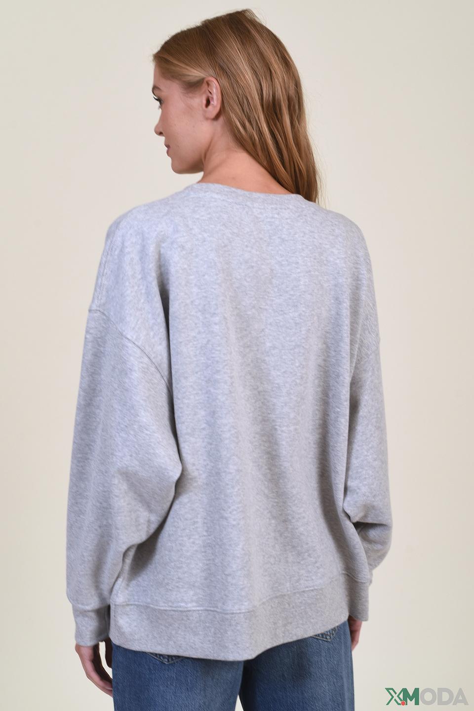 Толстовка Set женская серая