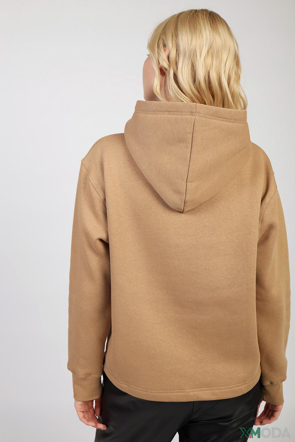 Толстовка Cinque с логотипом бежевая