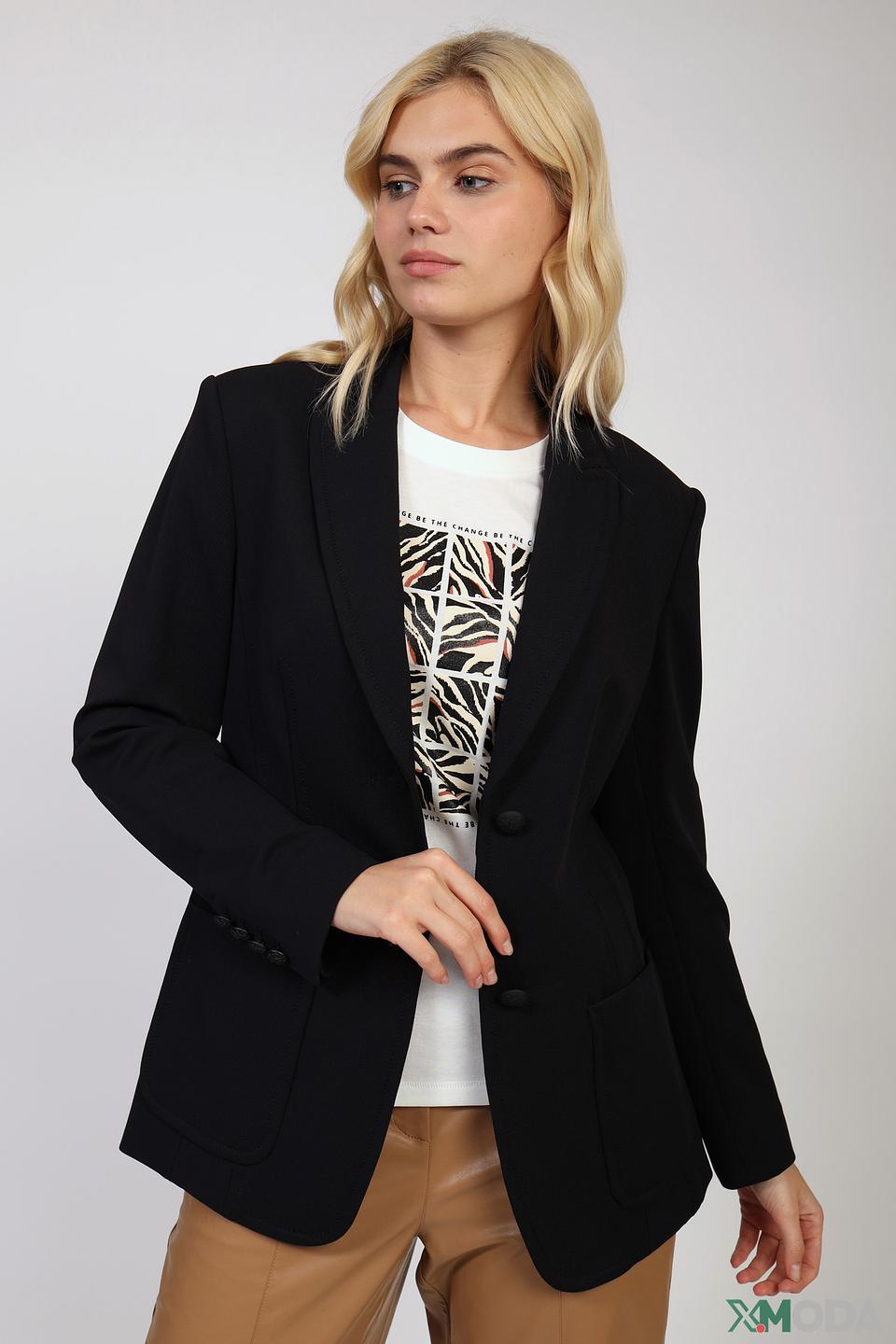 Жакет Marc Cain чёрный приталенный