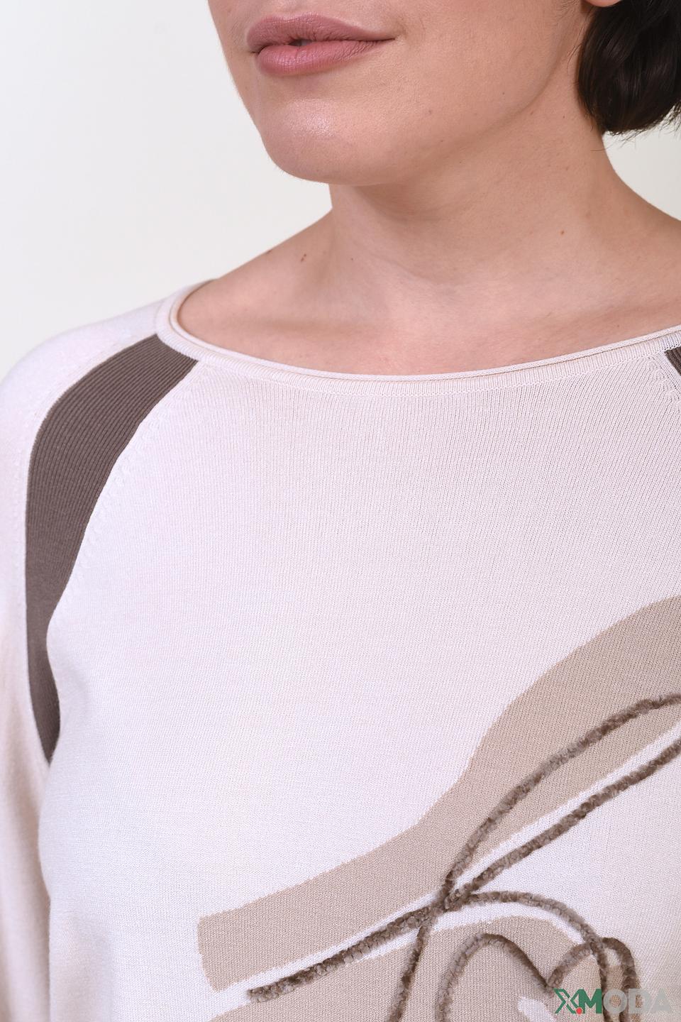 Пуловер Lecomte с принтом