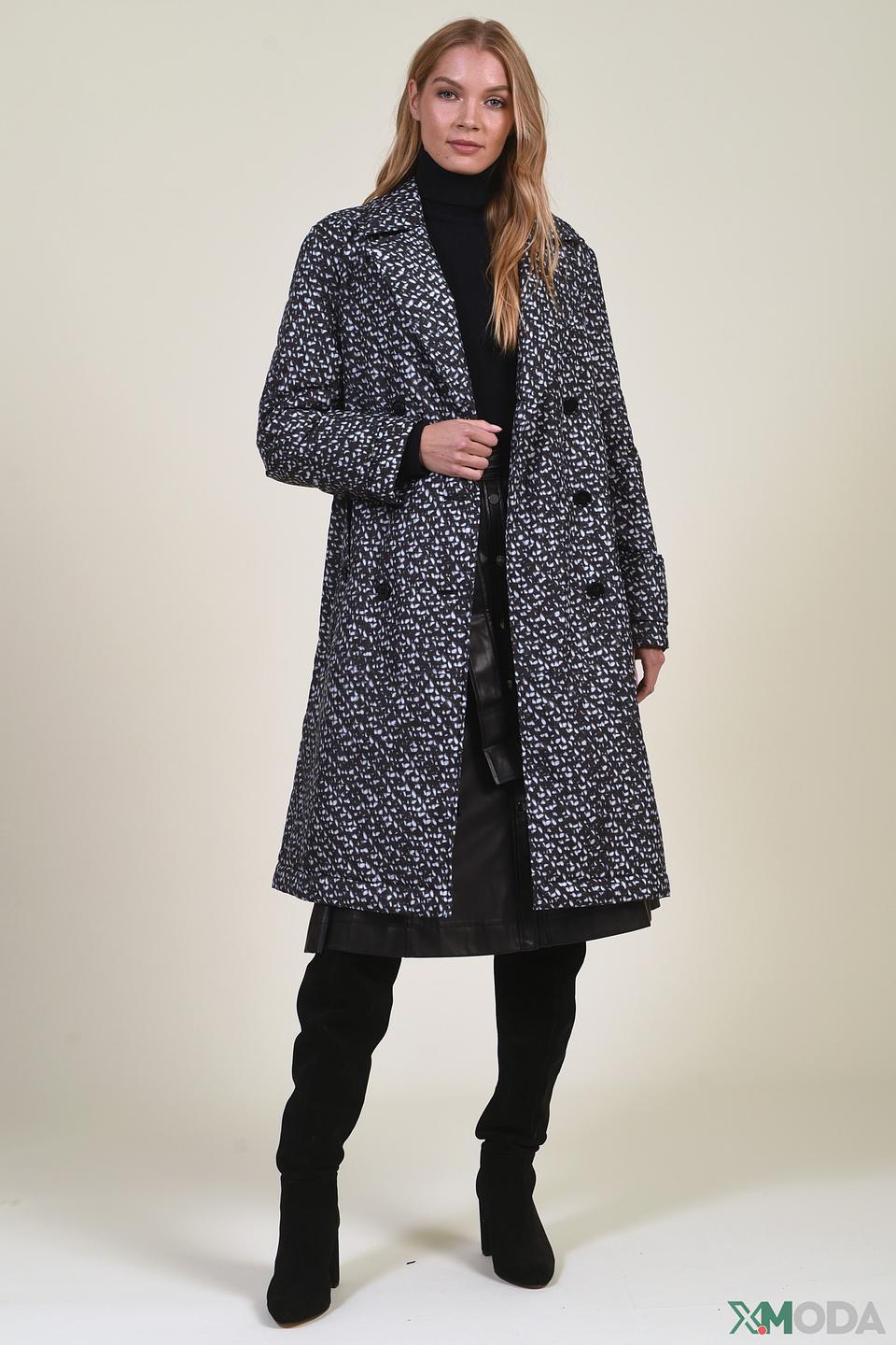 Пальто Marc Cain с принтом