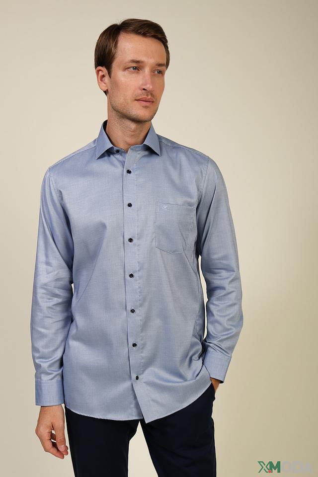 Рубашка Casa Moda голубая приталенная