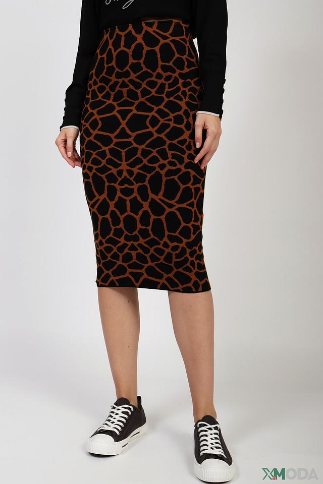 Юбка Icona с принтом под рептилию