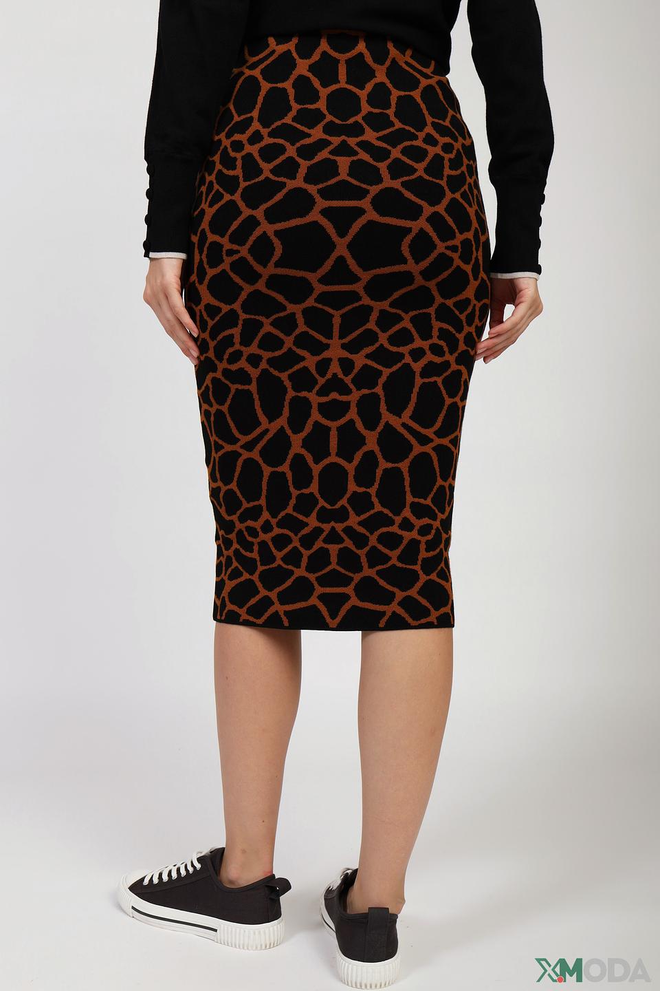 Юбка Icona с принтом под рептилию